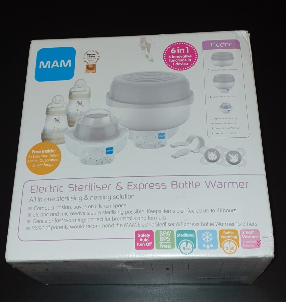 mam 6 in 1 electric steriliser